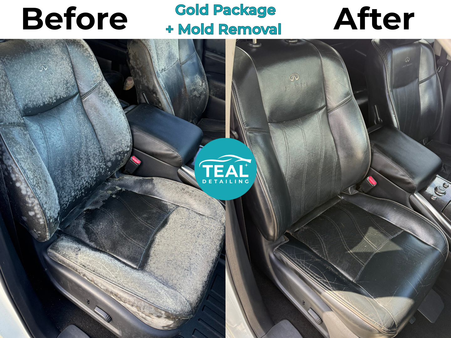 Car cabin before interior deep clean — accumulated dirt on dashboard and console