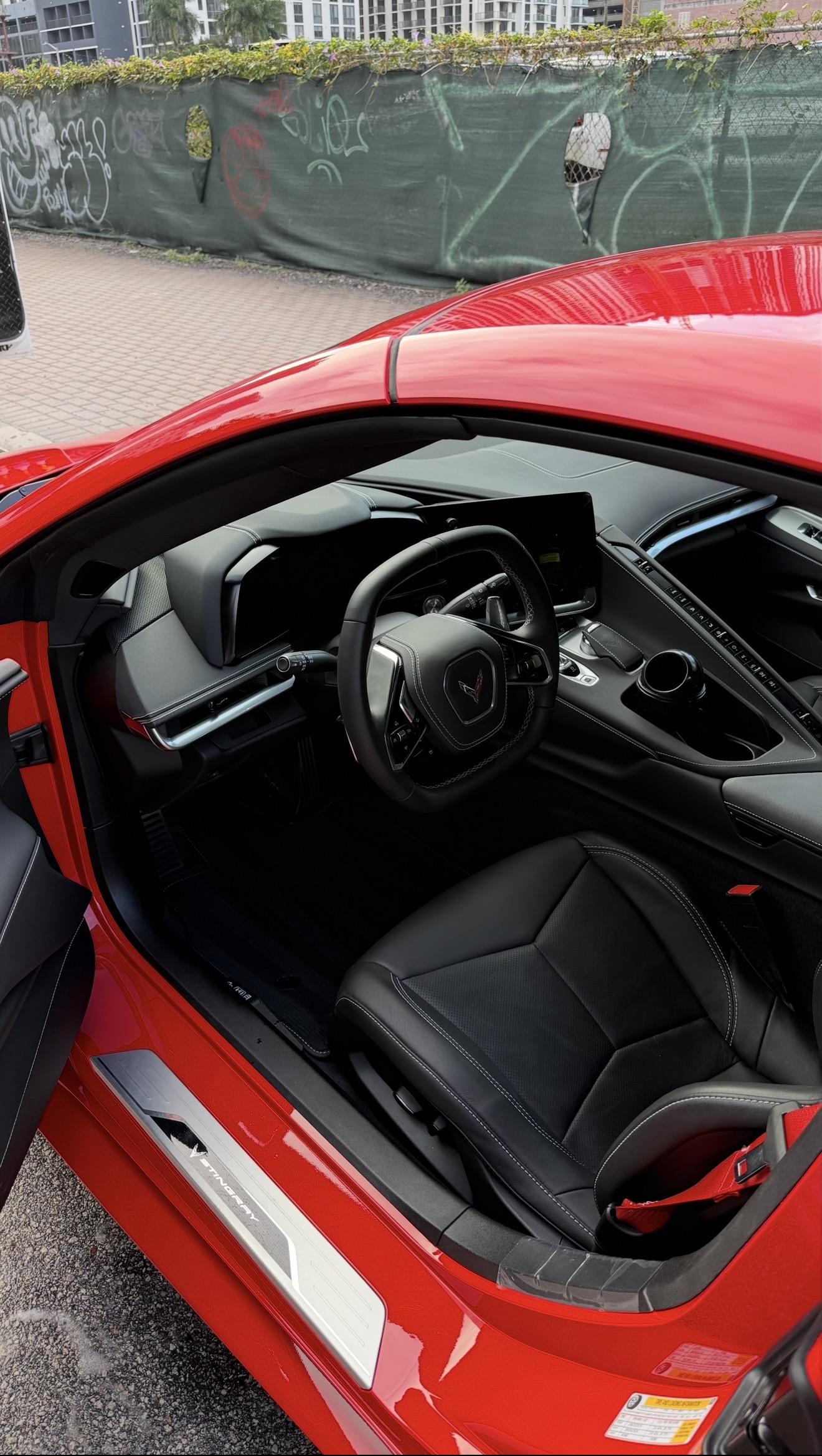 Sports car with ceramic coating applied — deep gloss finish by Teal Detailing